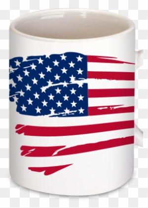 The Usa Mug The Usa Mug - American Flag Sticker (rectangle)