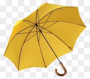 Menswear Accessories Walking Umbrella Yellow - Open Yellow Umbrella