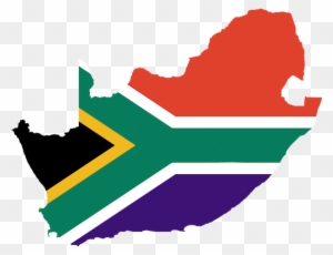 Map And Flag Of South Africa - South Africa Flag Country