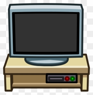 Furniture Icons 2348 - Big Screen Tv Club Penguin