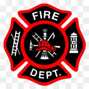 Fireman Bage New Red Hat Cut Free Images At Clker Com - Fire Fighter Logo Png