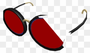 By Roblox Roblox Red Glasses Free Transparent Png Clipart Images Download - pink glasses roblox