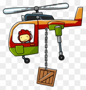 Helicopter Clipart Air Vehicle - Scribblenauts Remix All Item