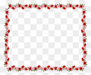 Pink Rose Clip Art Border Rose Clipart Border - Page Borders For Microsoft Word