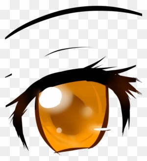 Kaga Koko Eyes - Brown Anime Eyes Transparent, clipart