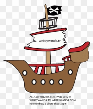 Pirate Ship Artlesson - Drawing - Free Transparent PNG Clipart Images  Download