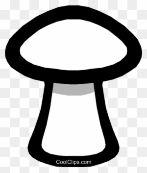 Mushroom Symbol Royalty Free Vector Clip Art Illustration - Mushroom Symbol