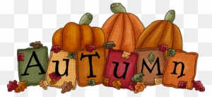 The Word Autumn Clip Art - 1st Day Of Fall 2016