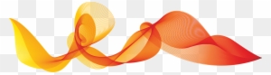 Summer Colors Wave Png - Orange Wave Vector Png