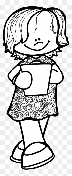 Black And White School Education Clip Art Maestra Melonheadz Blanco Y Negro Free Transparent Png Clipart Images Download