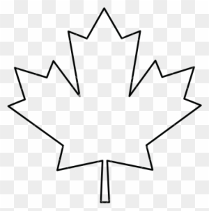 Canadian, Food, Maple, Syrup Icon - Maple Leaf Vector Outline