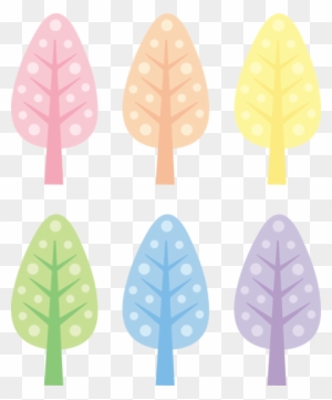 Clip Art Pastel Colors Clipart - Cute Christmas Tree Clip Art