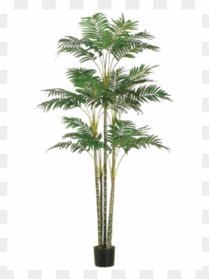 6' Areca Palm Tree X26 In Plastic Pot Green - Silk Plants Direct Areca Palm Tree - Green - Pack Of