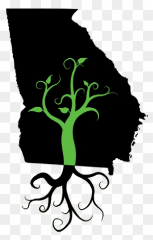 Logo Georgia Roots Landscaping - Map Of Georgia - Free Transparent PNG ...