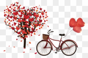 Valentines Day Heart Illustration - Happy Valentines Background