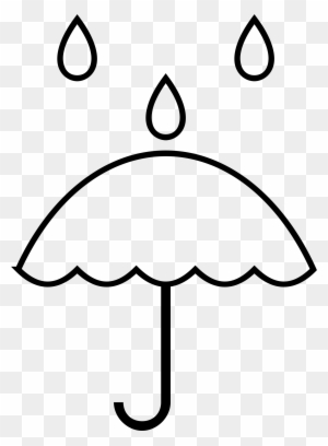 Big Image - Umbrella And Raindrop Clipart