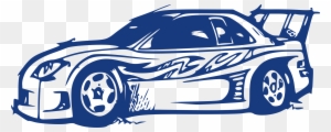 Sports Car Drawing Clip Art - Sports Car Clipart Png