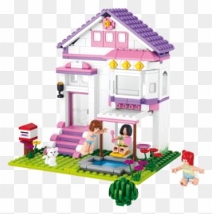 Summer House - Sluban Building Blocks Girls Dream Serie Holiday Home