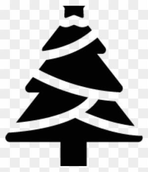 Christmas Tree Silhouette Vector Png