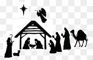 Epiphany Jan 3 1024x - Nativity Scene Silhouette Stickers