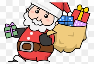 Santa Claus Clip Art - Cartoon Cute Christmas Santa
