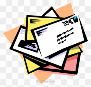 Letters Royalty Free Vector Clip Art Illustration - Letters Mail Clip Art -  Free Transparent PNG Clipart Images Download
