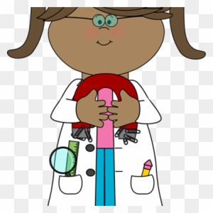 Kids Science Clipart Science Clip Art Science Images - Scientist Boy And  Girl Cartoon - Free Transparent PNG Clipart Images Download
