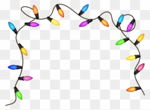 Christmas Clip Art Christmas Light Bulbs Lights Border - Christmas Lights Transparent Background