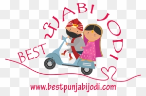 Bride Clipart Sikh - Cute Cartoon Wedding Sardar Couple