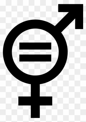 Women And Men Should Be Seen As Equals In Everything - Gender Equality Symbol
