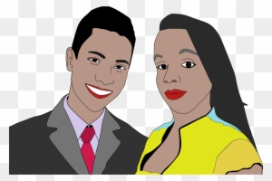 Black And White Man Woman Clipart Cliparts Others Art - Clipart Woman And Man