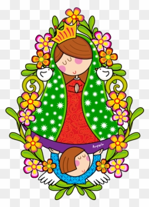Virgencitas Please Clip Art - Virgen Maria Dibujo Animada - Free  Transparent PNG Clipart Images Download