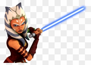 Ahsoka Blue Lightsaber By Superherotimefan - Star Wars Clone Wars Characters