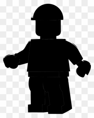 Lego - Lego Man Silhouette Png