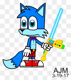 Fane Fox With His Lightsaber Blaster - January 30