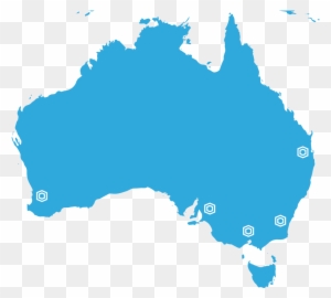 Trailer Care - Blue Map Of Australia