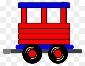 Loco Train Carriage Clip Art - Train Cart Clipart