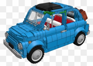 Fiat 500 Lego Car Png Clipart - Lego Creator Fiat 500