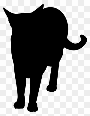 Feel Free To Use This Cat Silhouette For Your Own Projects - Black Cat