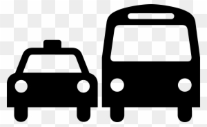 Transportation Black And White Clip Art - Transportation Symbol