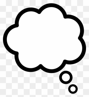 Clipart - Thought Cloud