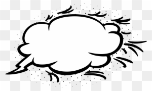 Empty Comic Bubbles Cloud Clipart Png Image Download - Comic Bubble Png