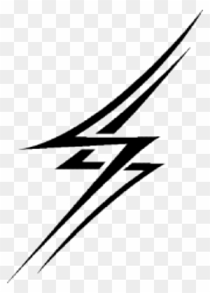Zoomed In Lightning Bolt Clip Art At Clker Com Vector - Tribal