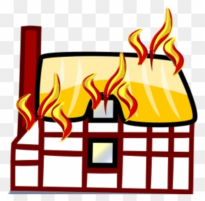 Building On Fire Cartoon