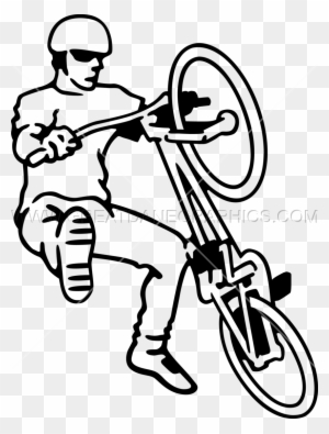 bike trick c lip art Daring Dirt Stunt Free SVG File for Members - Motocross Biker clipart image Tricks On Bicycle. Guy On