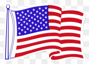 American Flag Fridge Magnet - Us Flag Store American Flag Waving Magnet