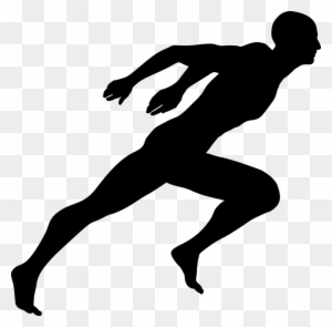 All Photo Png Clipart - Man Sprinting Silhouette