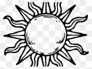 Sun Clipart Black And White Sun Picture Freeuse Download - Apollo God Of Sun Symbol