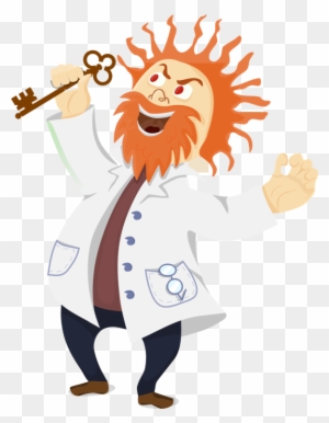 Mad Scientist Science Laboratory Computer Icons - Scientist Clipart Png