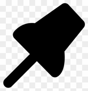 Tiny Push Pin Vector - Nailed Png